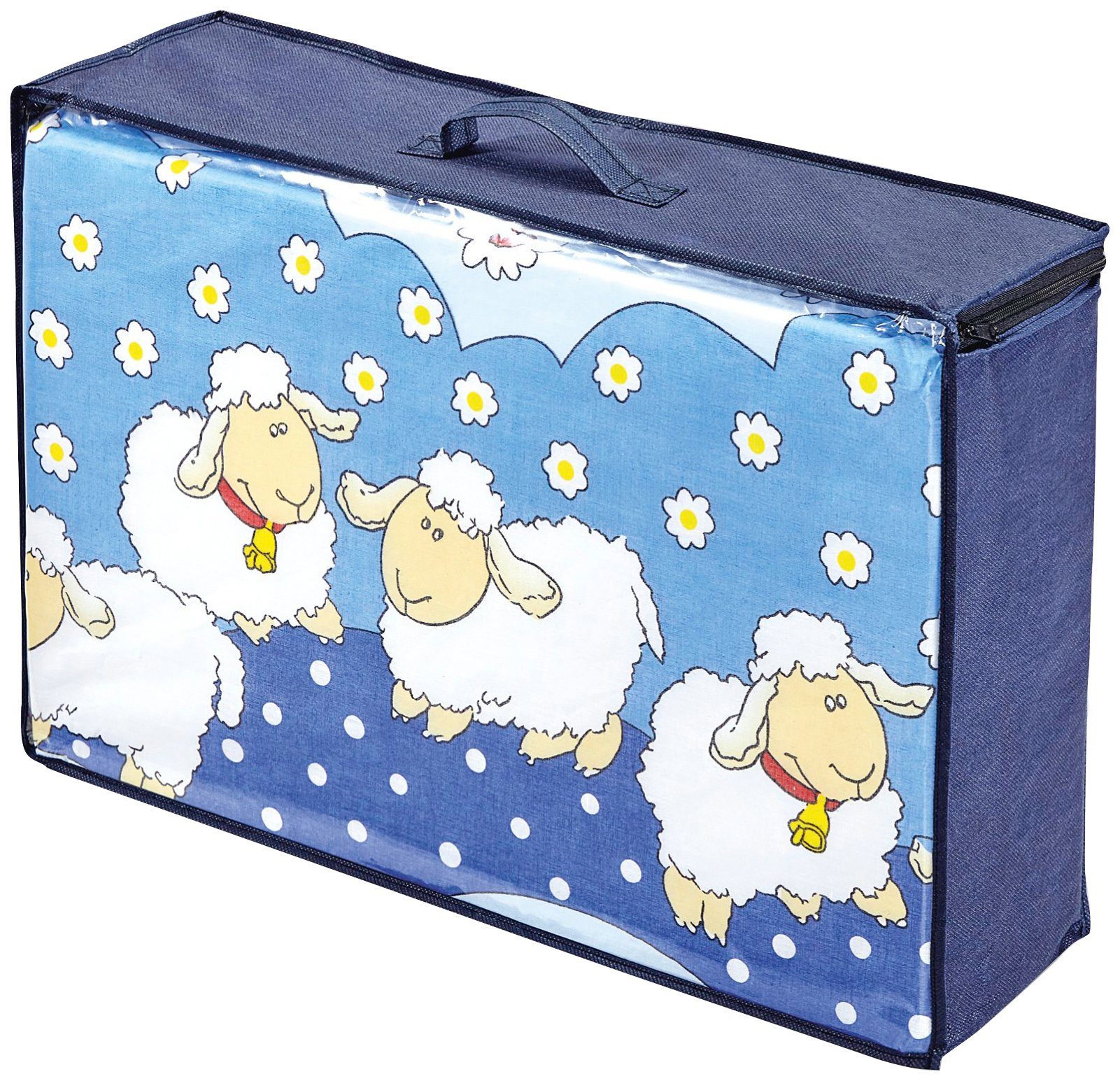 Klappmatratze Kinder-Reisematratze schwarz, Bambini, 6 cm hoch, Qualitätsschaumstoff