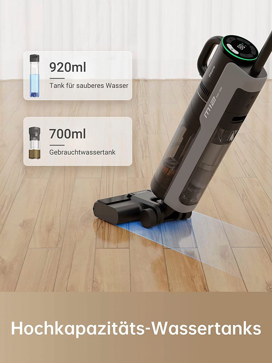 dreame Nass-Trocken-Akkusauger Dreame M12;, 300 W, 2-in-1 Handstaubsauger