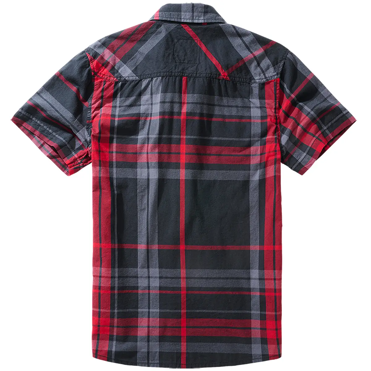 Brandit Roadstar Hemd anthrazit-rot