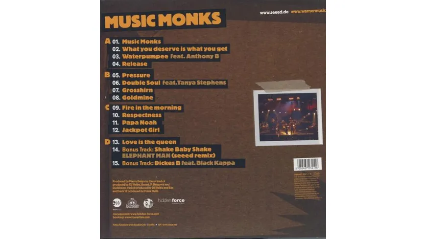 Music Monks (Incl.Bonustracks) INCL.BONUSTRACKS