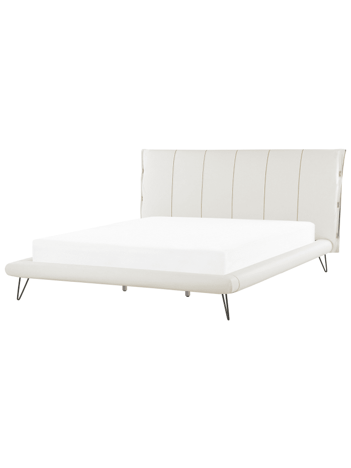 Beliani Doppelbett BETIN in Weiß - (W) 220 x (H) 118 x (L) 230 cm günstig kaufen onesize