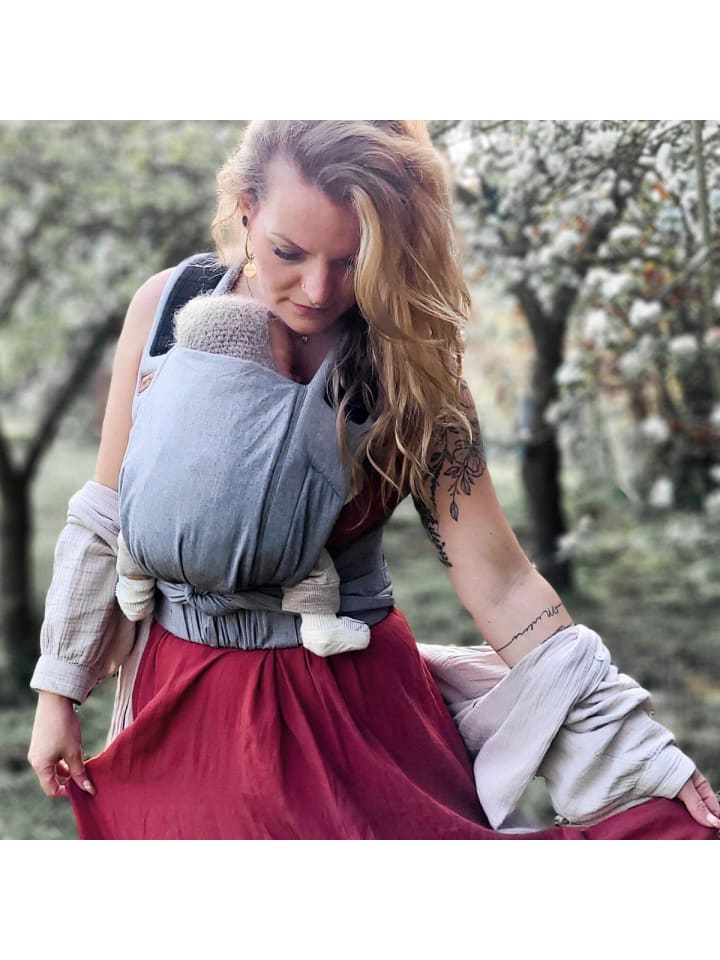 Hoppediz Babytrage Bondolino b.pure in all grey günstig kaufen onesize