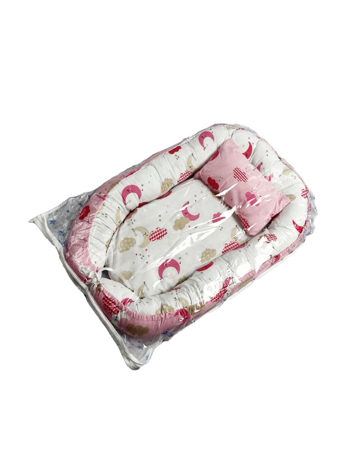 just2little Babynest mit Kissen in Mehrfarbig günstig kaufen onesize