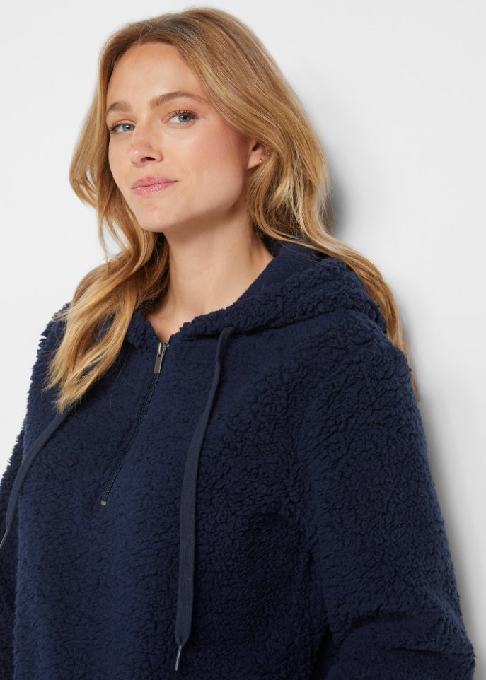 Teddy-Fleeceshirt, Pullover