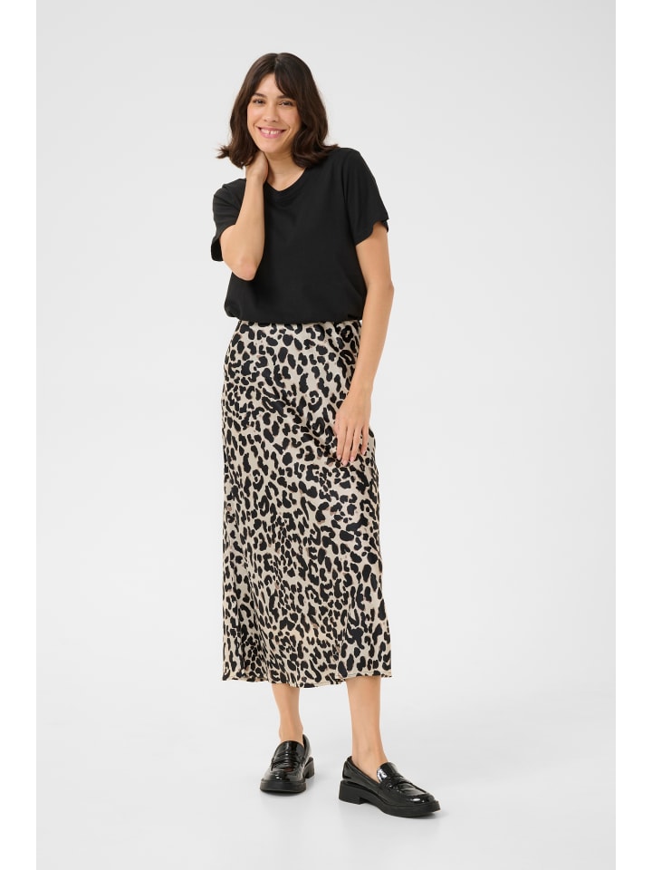 Kaffe Rock KAjune in Brown Leopard günstig kaufen