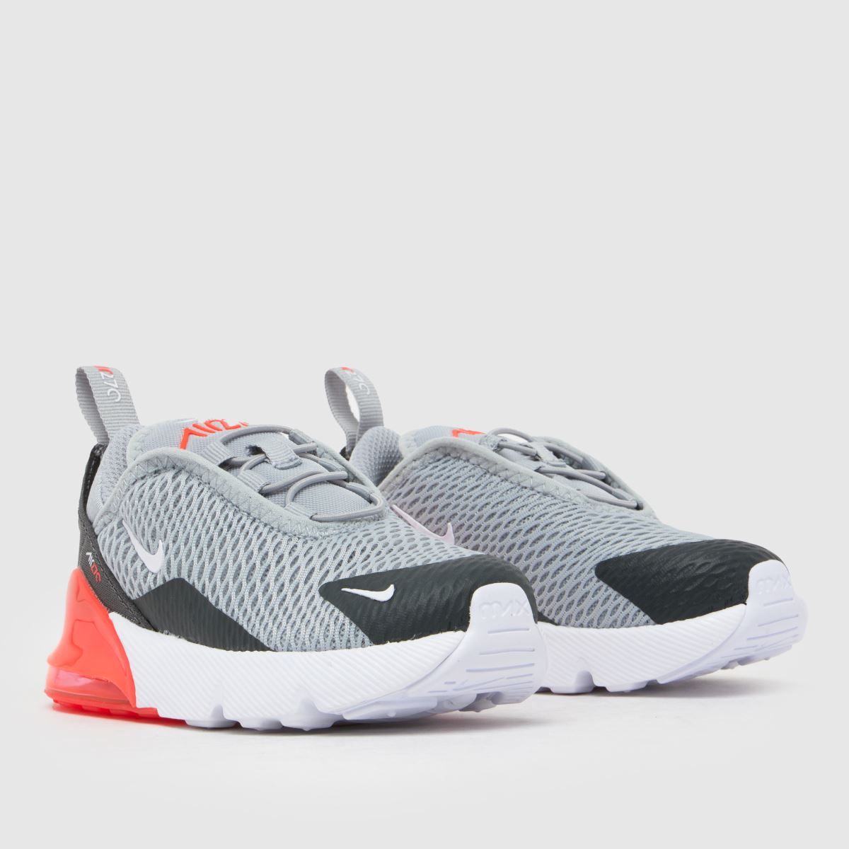 Nike grå multifärgade Air Max 270 pojkar småbarnsskor