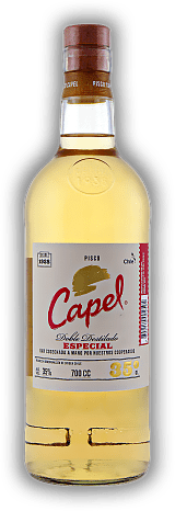 Capel Pisco 35% Especial Doble Destilado Capel Pisco 35% Especial Doble Destilado  0,7	 Liter - Vol 35%