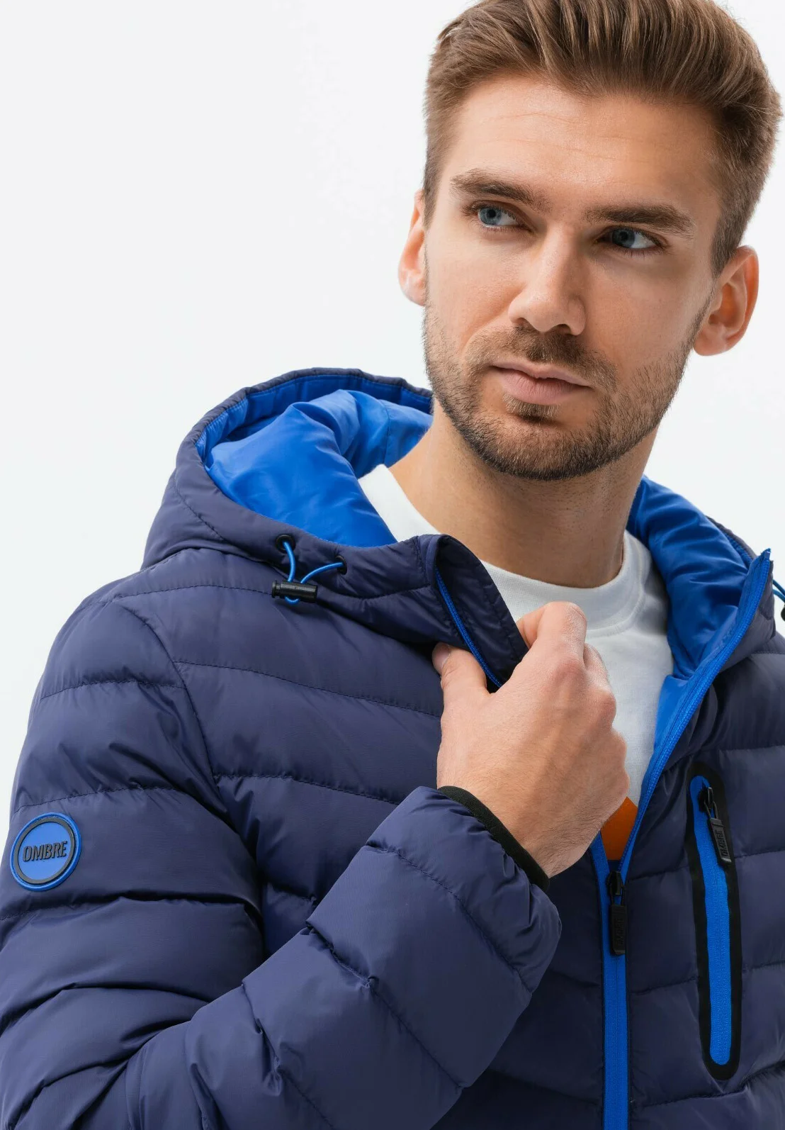 Chaqueta de invierno ombré