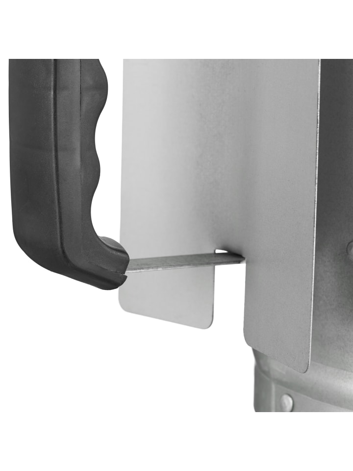 relaxdays Anzündkamin in Silber - (H)27 x Ø 16 cm günstig kaufen onesize