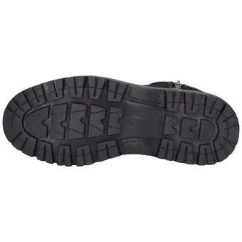 Puccetti Schnür Boots in schwarz