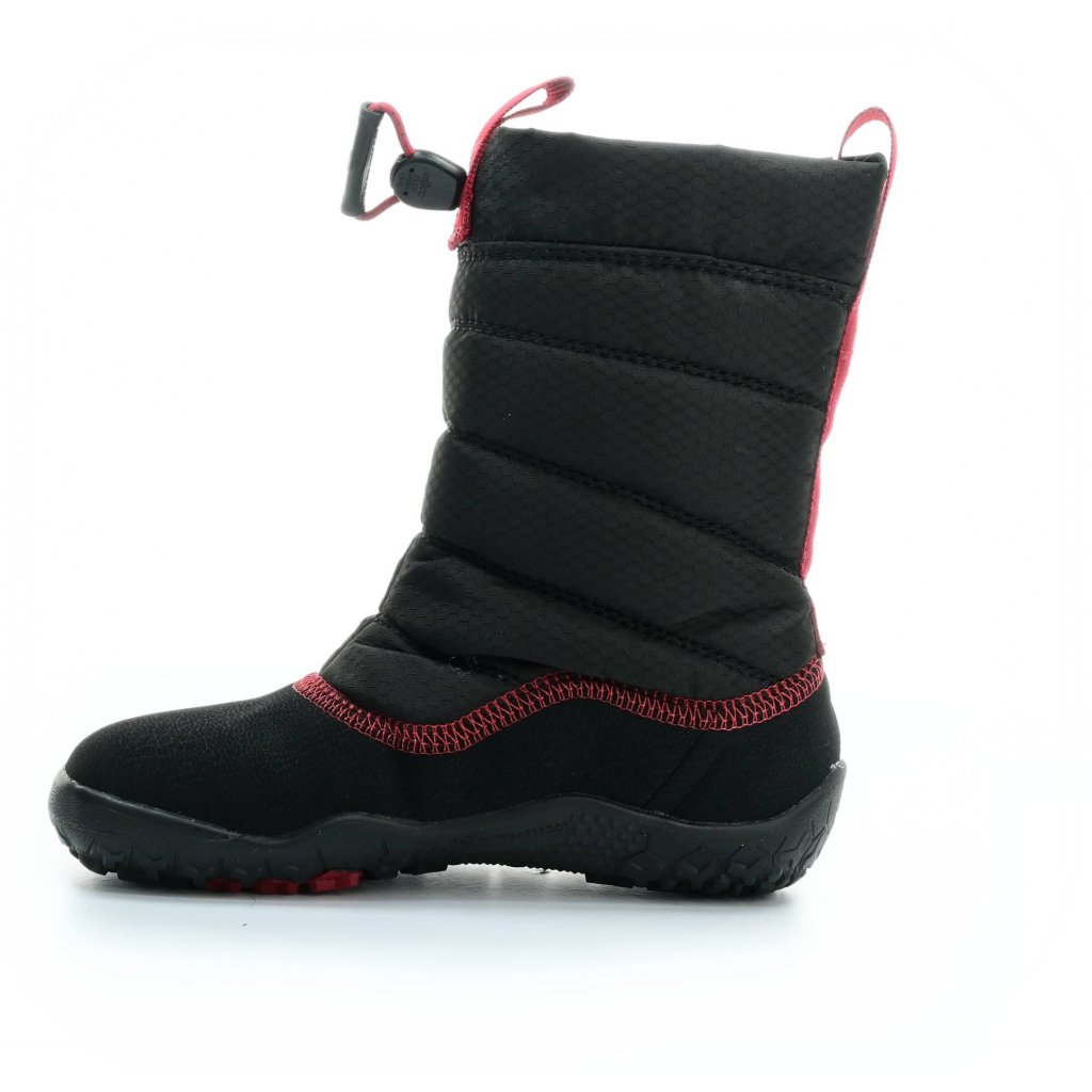 Vivobarefoot Lumi Obsidian/Black Textile schwarze Barfuß-Schneestiefel