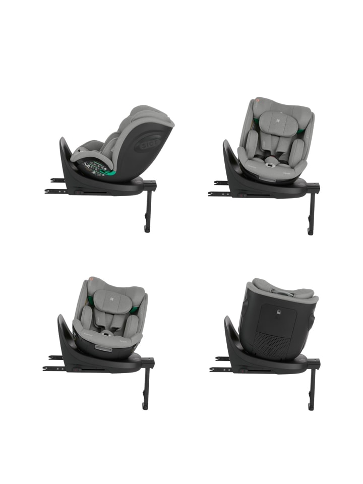 Kikkaboo Kindersitz i-Twist i-Size in grau günstig kaufen onesize