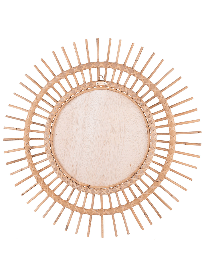 Beliani Dekospiegel STENEN in /Beige - (W) 76 x (H) 76 x (L) 3 cm günstig kaufen onesize