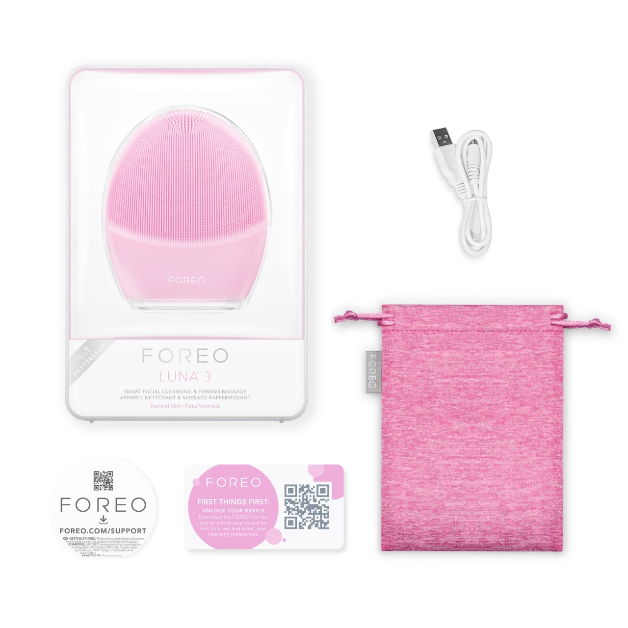 Foreo LUNA 3 Sonic Gesichtsreiniger und Anti-Aging-Massagegerät für normale Haut