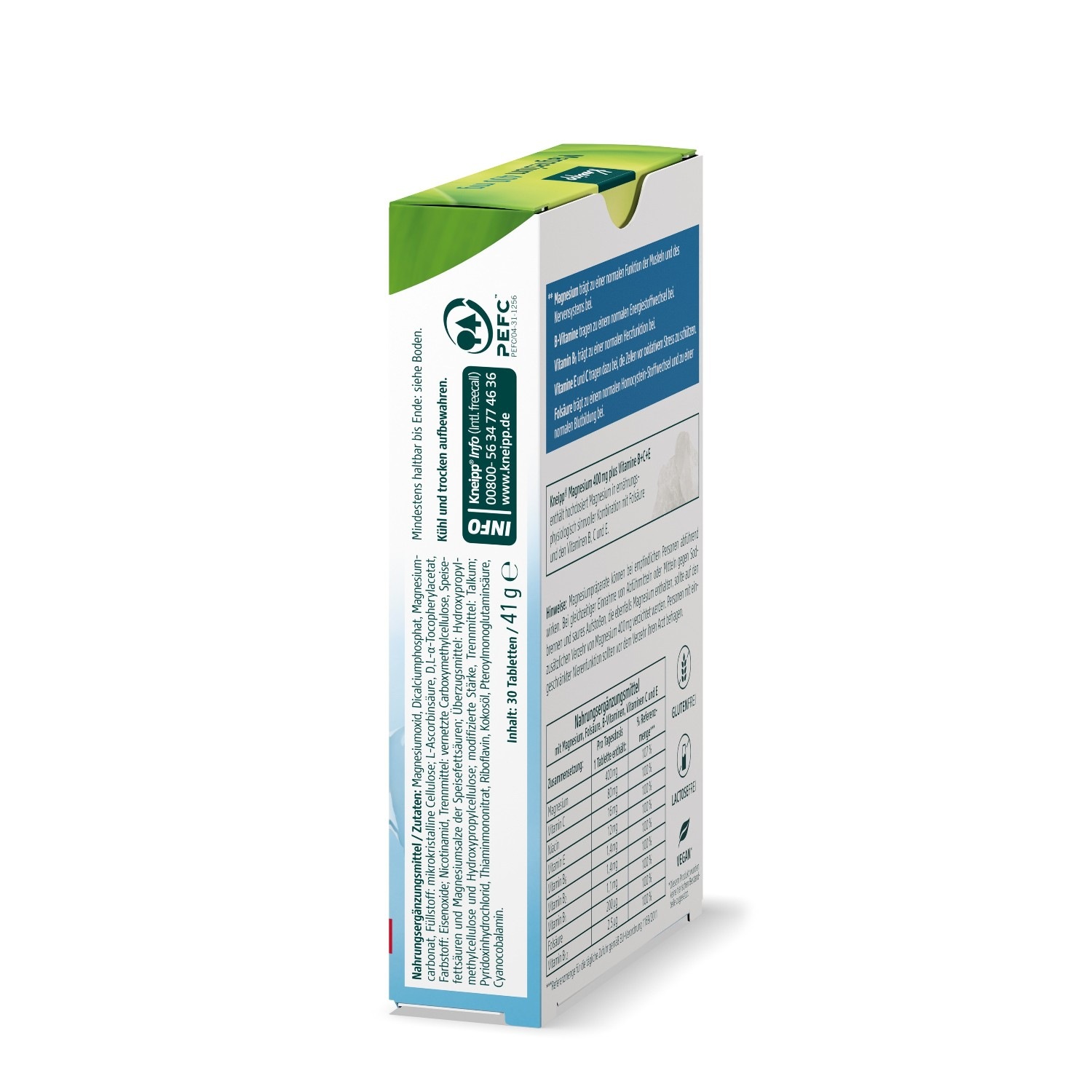 MAGNESIUM 400 B-VIT.C+E BRAUSE  30 TBL