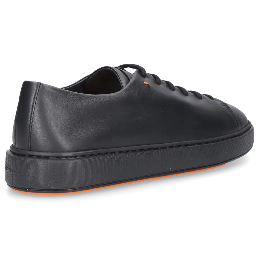 Santoni - Sneaker low 21640 Kalbsleder - schwarz