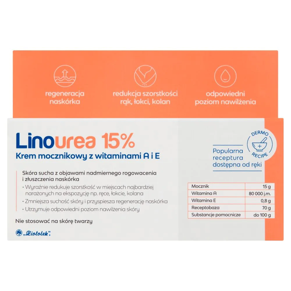 Linoura 15 % šlapalo kremas su vitaminais A ir E