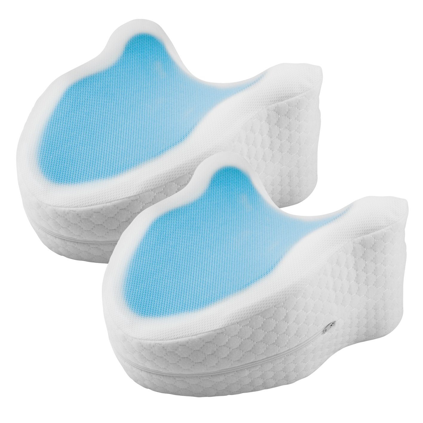 MAXXMEE Seitenschläferkissen MAXXMEE Seitenschläfer-Kissen aus Memory-Schaum weiß 2er-Set, 2-tlg.