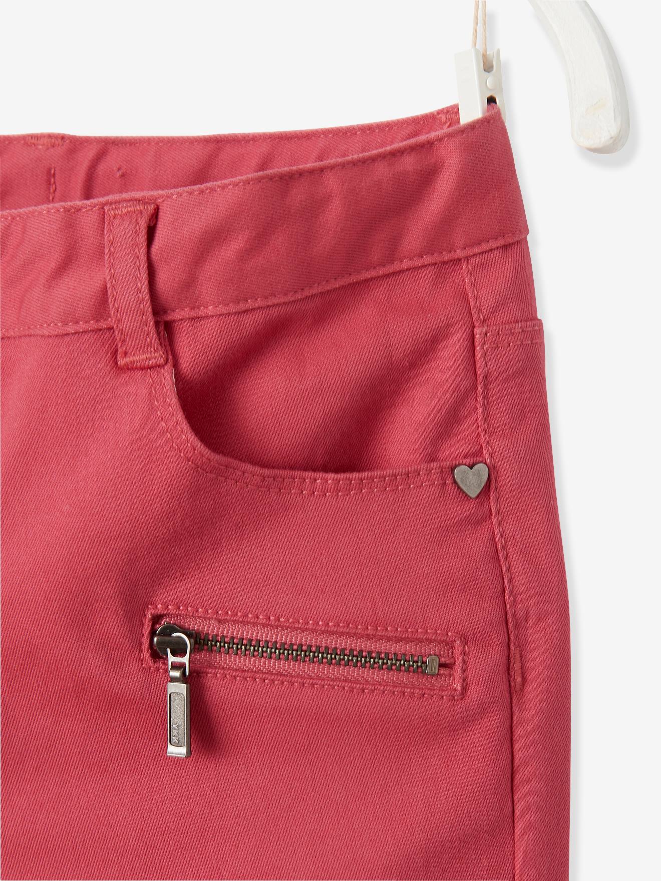 Pantalon slim fille indestructible. rose
