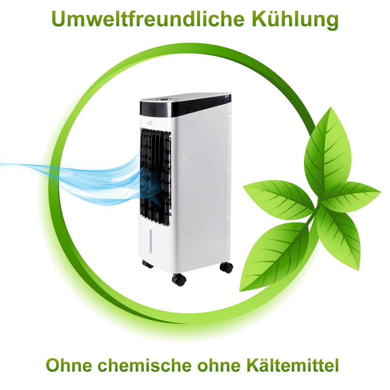 TroniTechnik Luftkühler LK04 Ventilator, inkl. Fernbedienung und Luftfilter