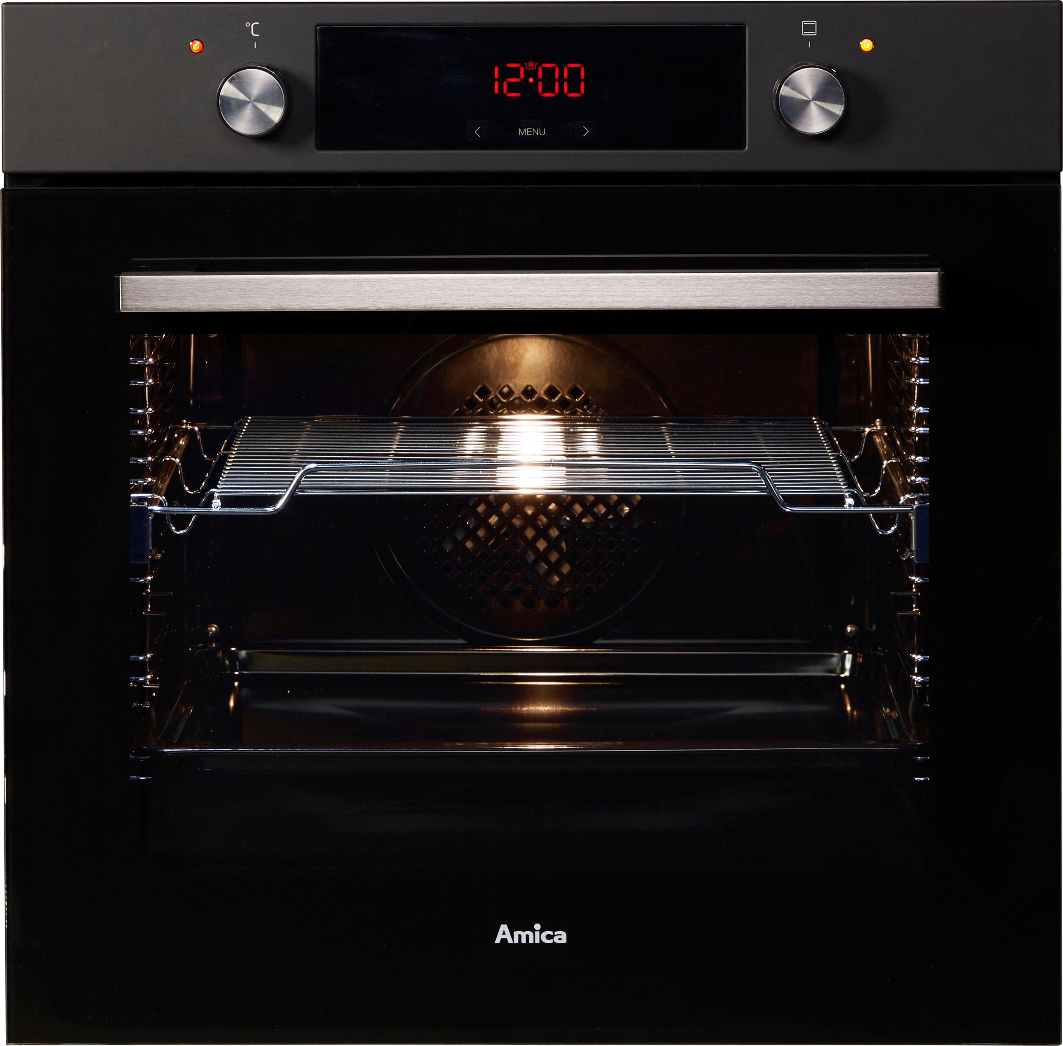 Amica Einbaubackofen EBX 943 610 SM, mit 1-fach-Teleskopauszug, Simple Steam