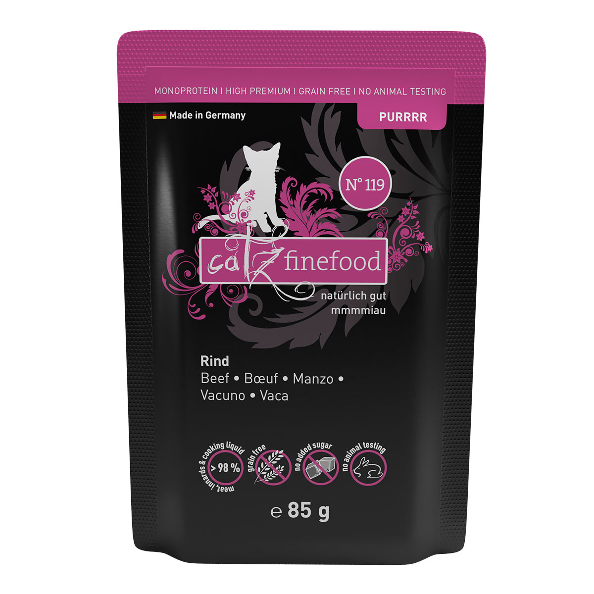 catz finefood Purrrr No. 119 Rind günstig kaufen bei ZooRoyal