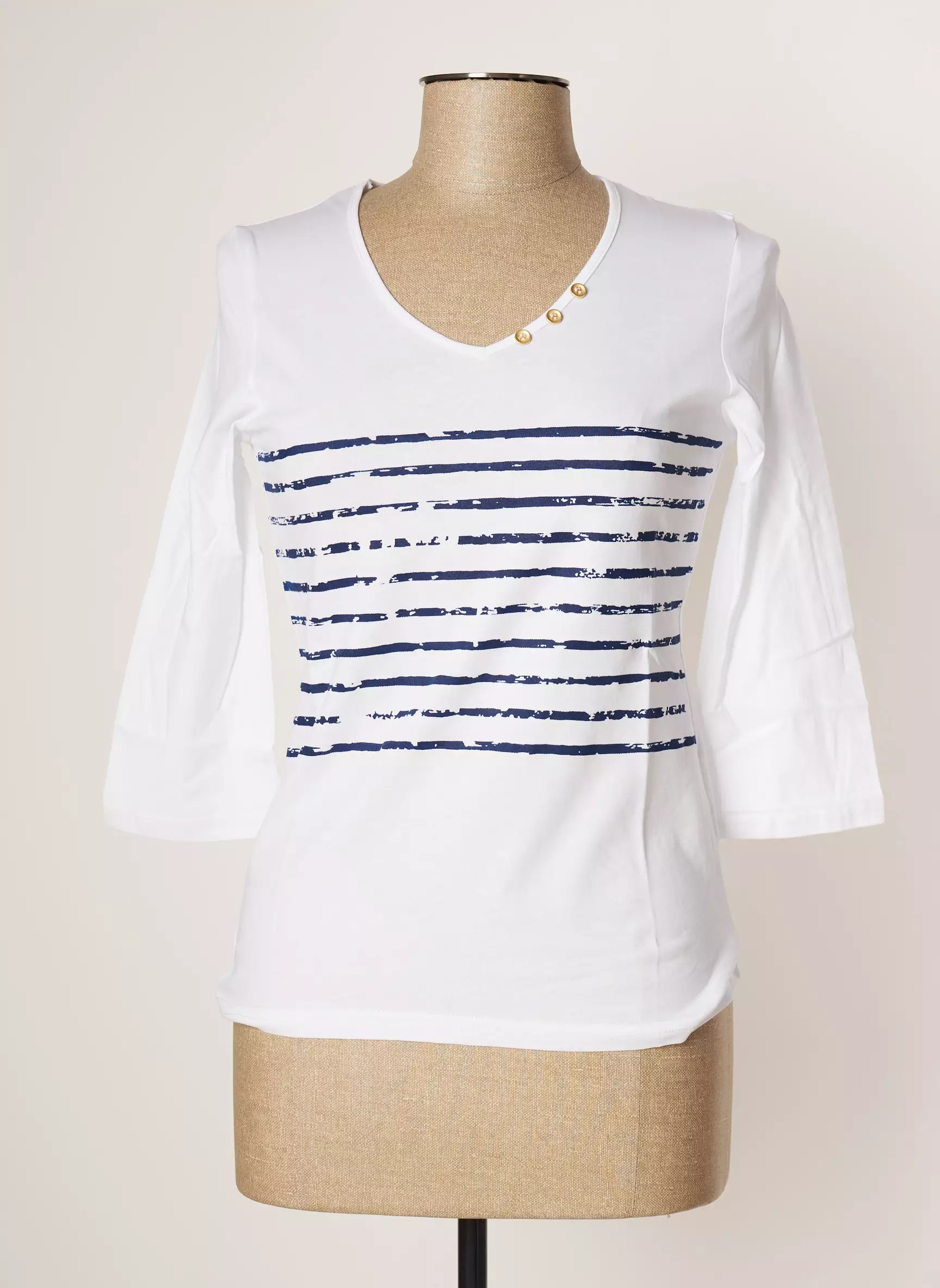Les Bonheurs De Sophie Tshirts Femme couleur blanc
