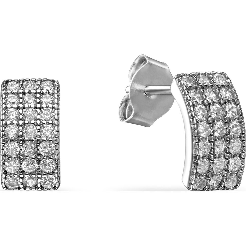 FAVS Boucles d'oreilles à fermoir à poussette 925 Argent Boucles d'oreilles