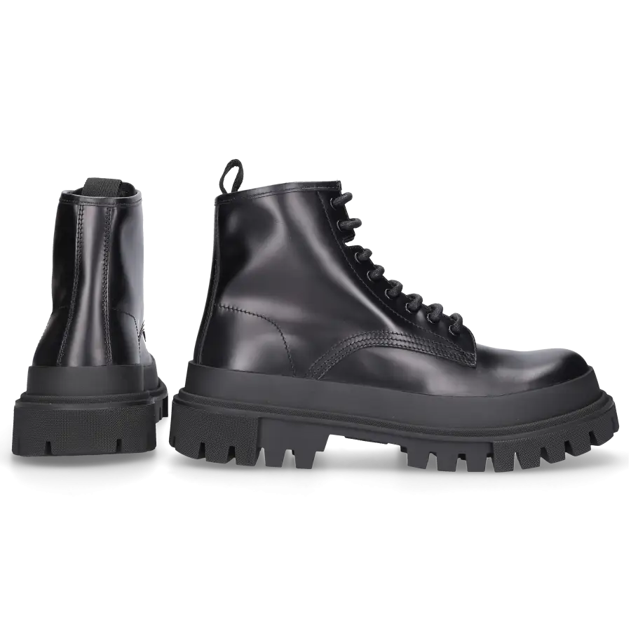 Dolce & Gabbana - Stiefeletten HI TREKKING Kalbsleder - schwarz