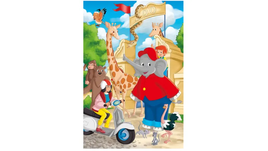 Schmidt Spiele - Kinderpuzzle - Benjamin Blümchen, 3x24 Teile