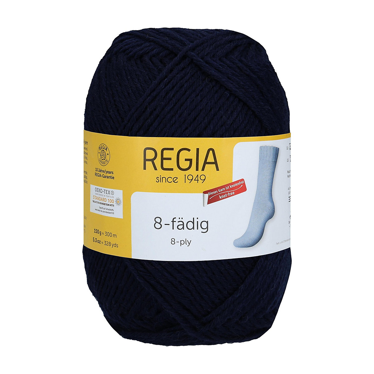 Handstrickgarne 8-fädig, 150g Marine