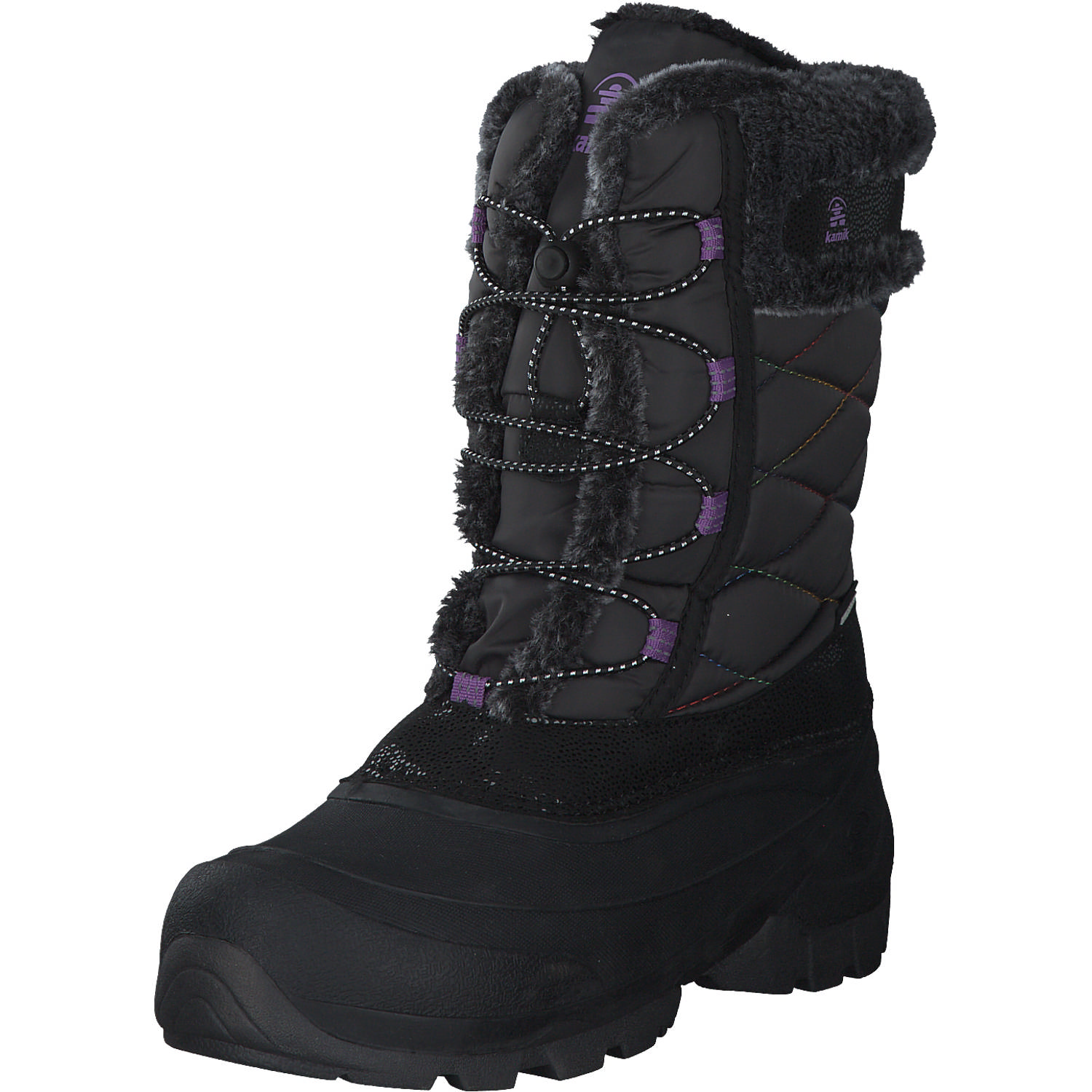 Kamik Star 3 NF4309, Winterstiefeletten, charcoal/orchid