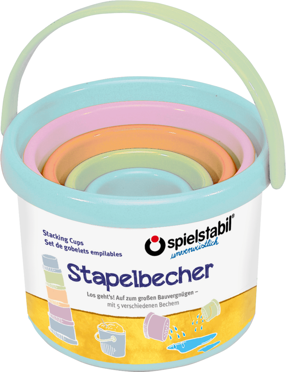 Stapelbecher-Set pastell 5tlg, 1 St