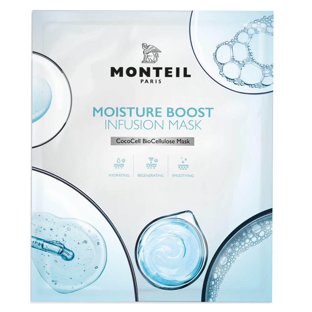 Monteil Paris Moisture Boost Infusion Mask 10 Stück