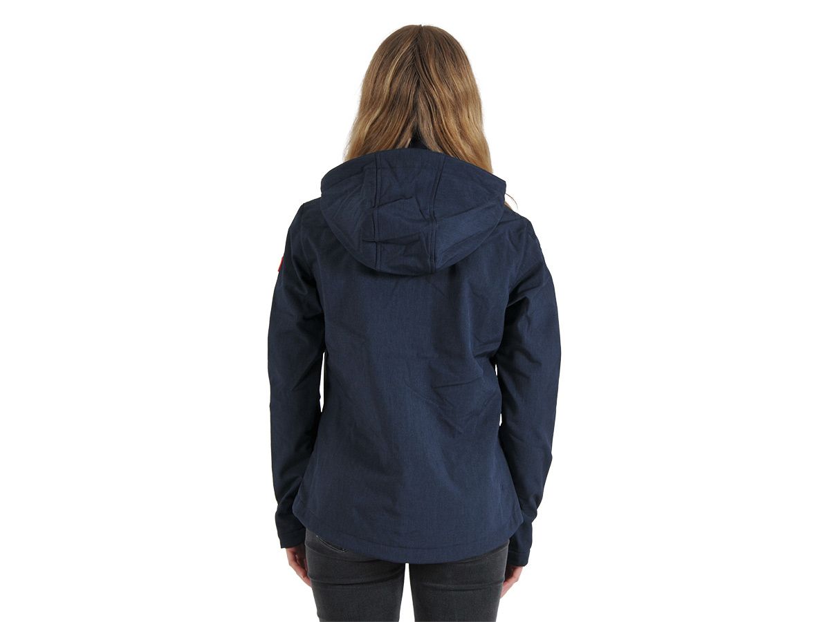 Nordberg Rinda Dark Navy Melange Damen Softshelljacke