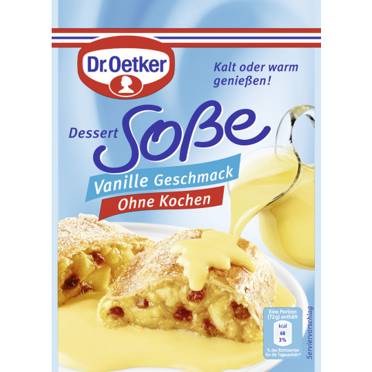 Dr.Oetker Dessert Soße Vanille ohne Kochen 39G
