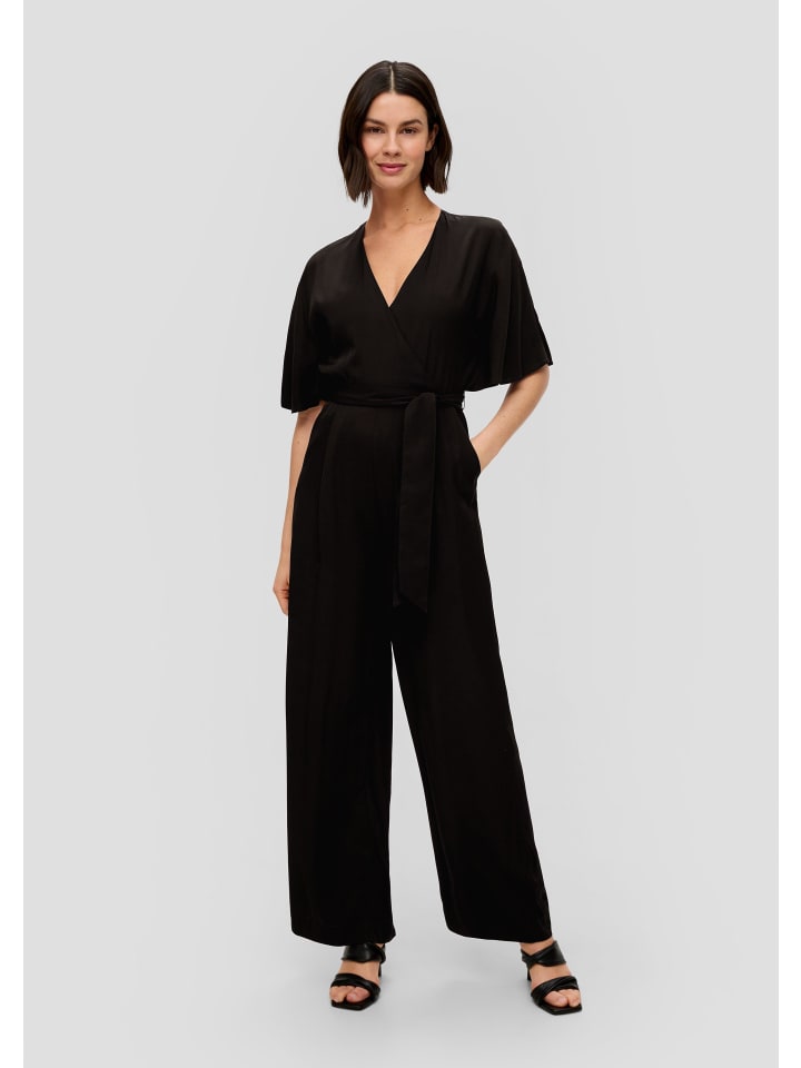 s.Oliver BLACK LABEL Overall lang in Schwarz günstig kaufen 32