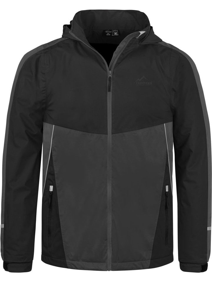Normani Outdoor Sports Kinder Regenjacke Puyallup in Schwarz günstig kaufen