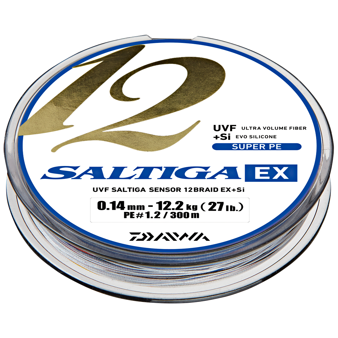 Daiwa Angelschnur Saltiga 12 Braid EX + SI (multi-color, 300 m)