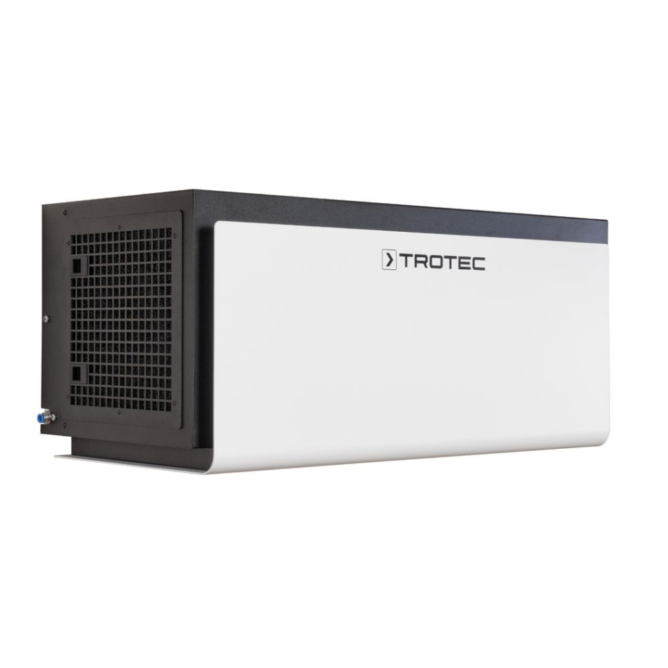 Trotec 1125000411 DH 15 VPR+ ruostumattomasta teräksestä valmistettu ilmankuivain 22 l/24 h