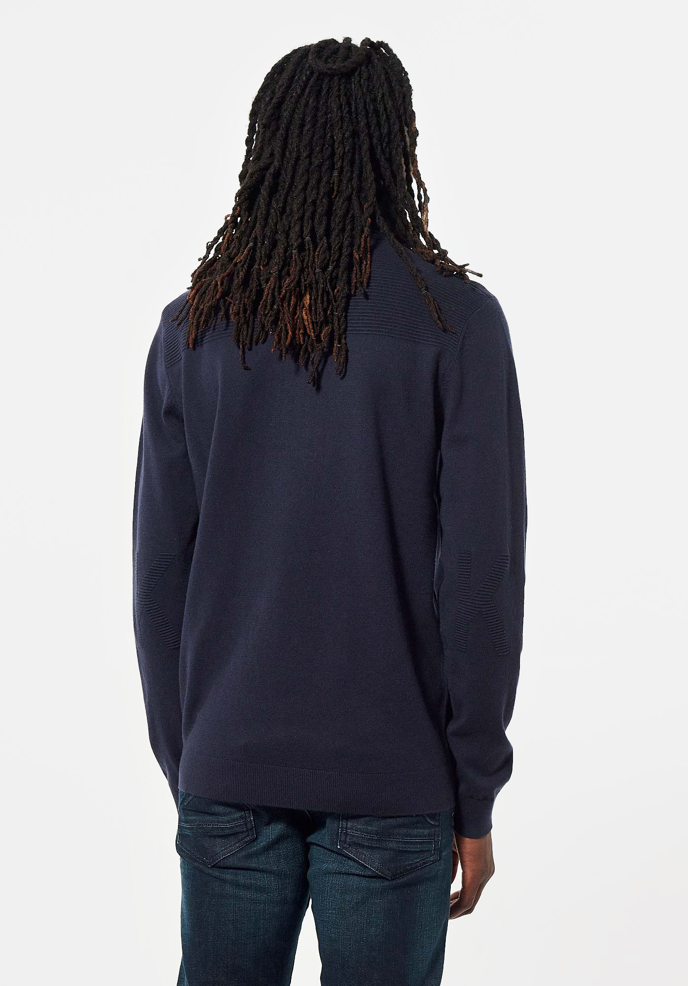 ARIAN  Pull bleu marine Homme
