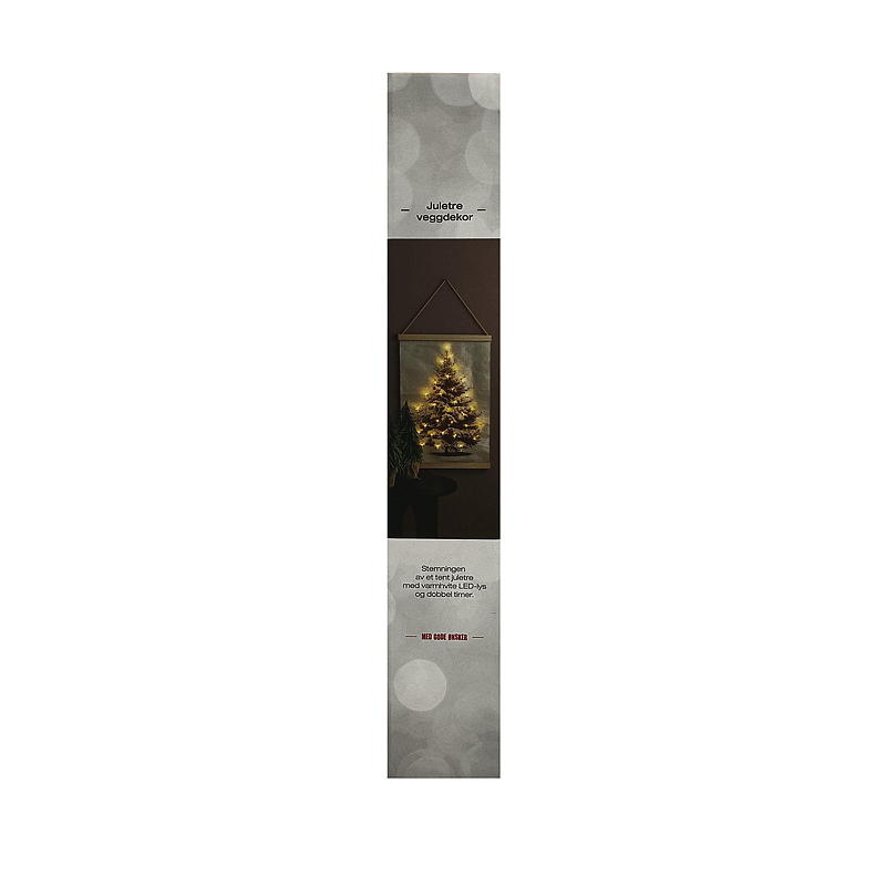 Home Veggdekor 40x60 cm LED juletre