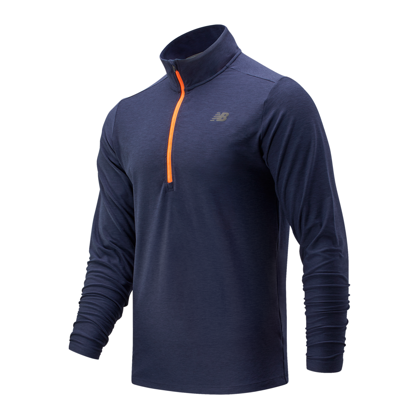 New Balance Core Space Dye HalfZip Sweatshirt Blau F576