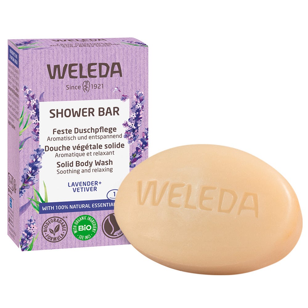 Weleda Shower Bar feste Dusche Lavender + Vetiver 75 g