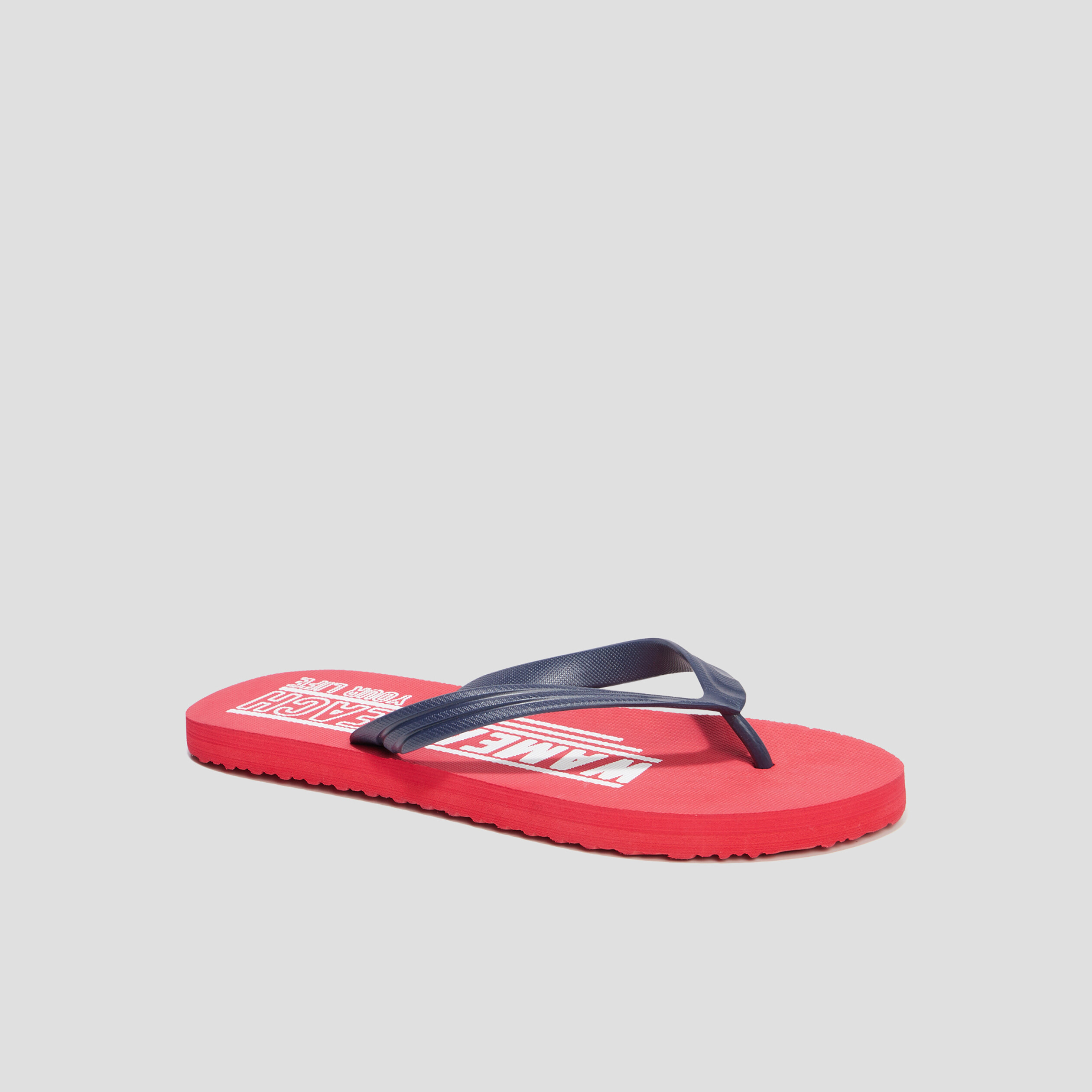 Tongs Wamea Beach rouge homme | La Halle