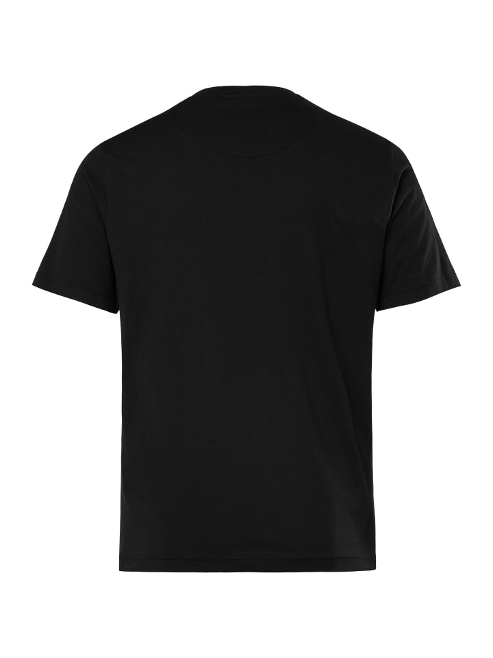 Men Plus Kurzarm T-Shirt in schwarz günstig kaufen