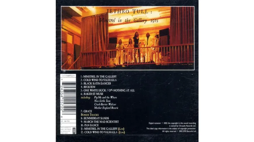 Minstrel In The Gallery(Remastered 2002)