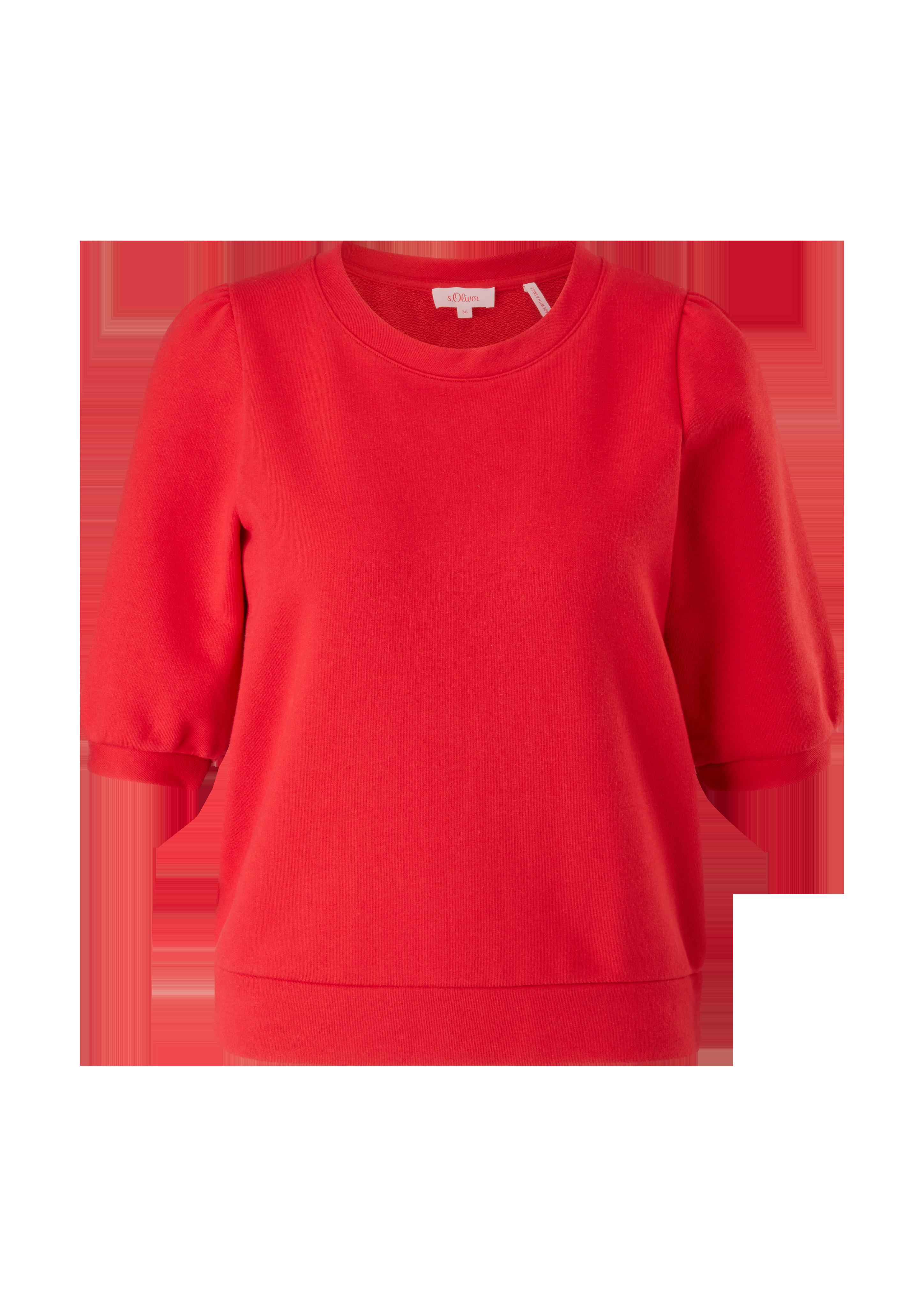 Kurzarmshirt aus Sweat  2125149-3132