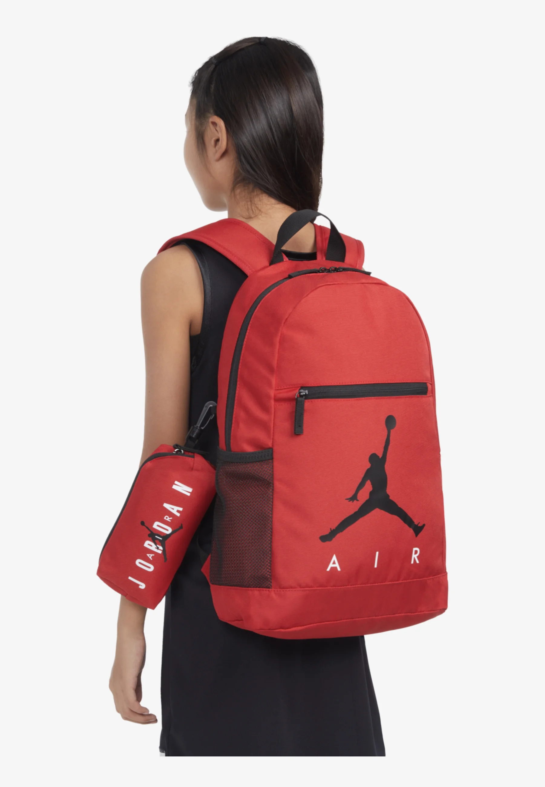 Conjunto de mochila escolar Jordan Air con estuche unisex - Estuche