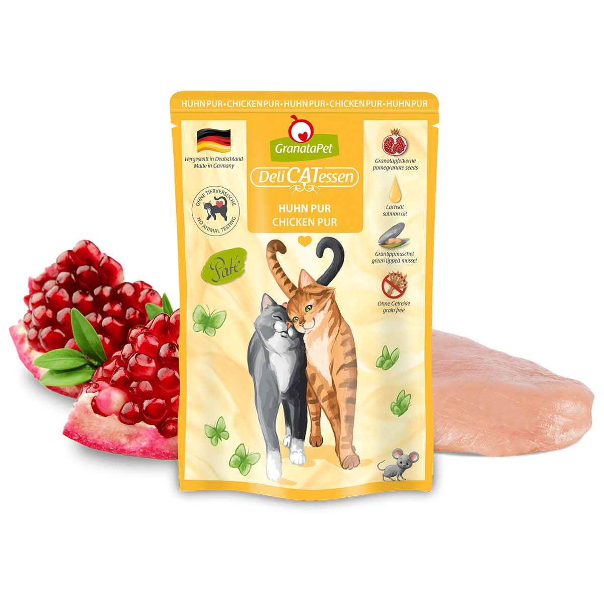 GranataPet Katze - Delicatessen Pouch Huhn PUR